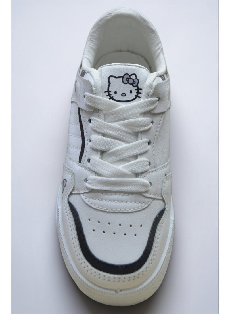 سنيكرز بناتي كاجوال بطبعة Hello Kitty - Image 3